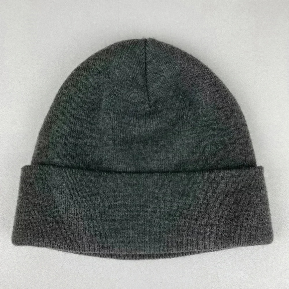 TIMBERLAND Unisex One Size Grey Knit Beanie Fold Over Outdoor Gorpcore Classic - Picture 5 of 10